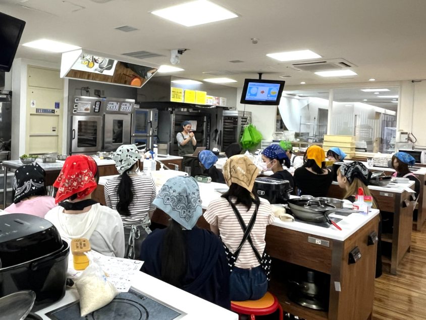 飛鳥未来きずな高校様クッキングクラス［ハンバーグ弁当編］