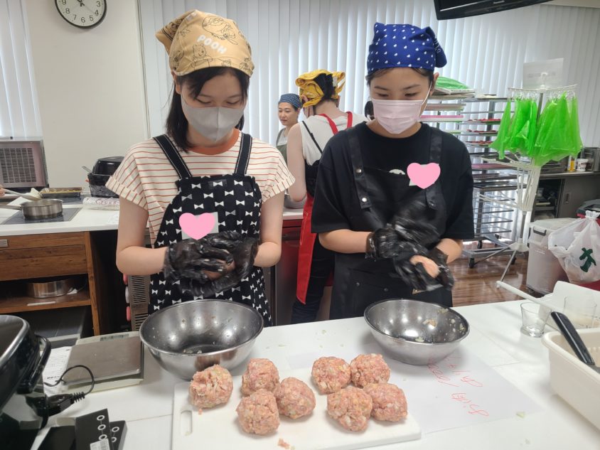 飛鳥未来きずな高校様クッキングクラス［ハンバーグ弁当編］