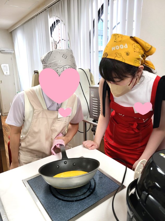 きずな高校様クッキングクラス【クマちゃんオムライス編】