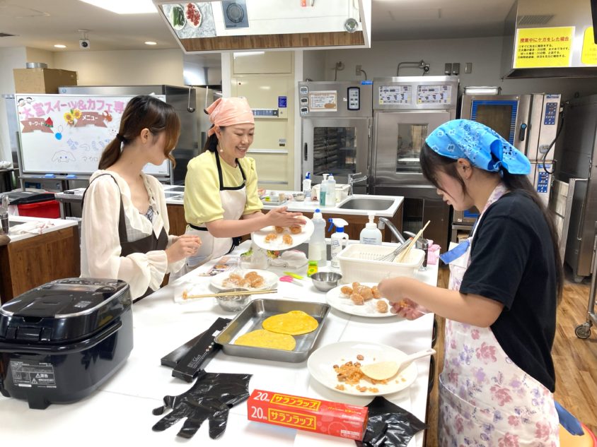 きずな高校様クッキングクラス【クマちゃんオムライス編】
