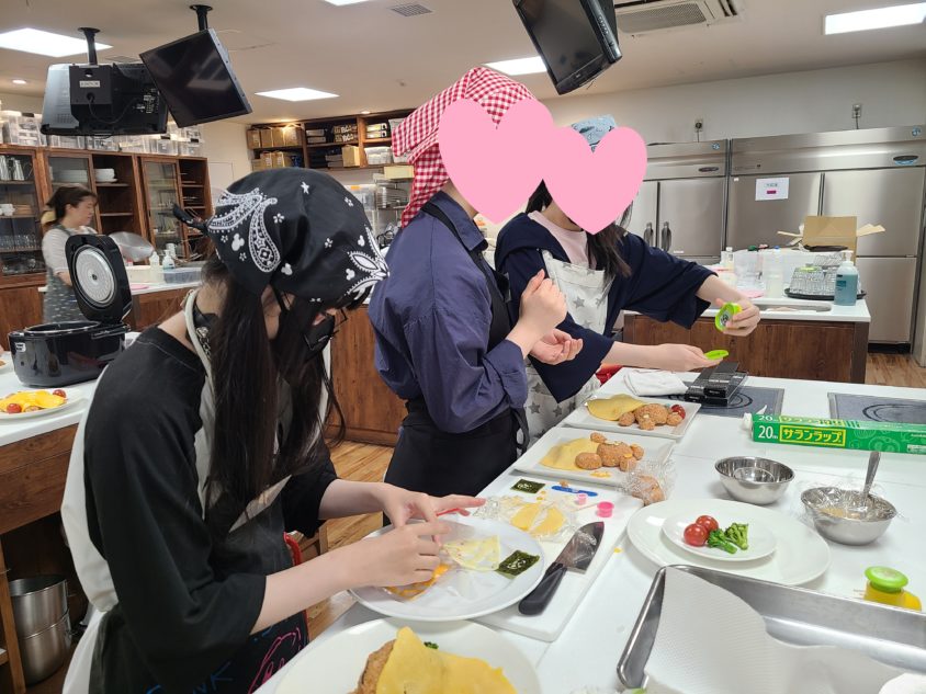 きずな高校様クッキングクラス【クマちゃんオムライス編】